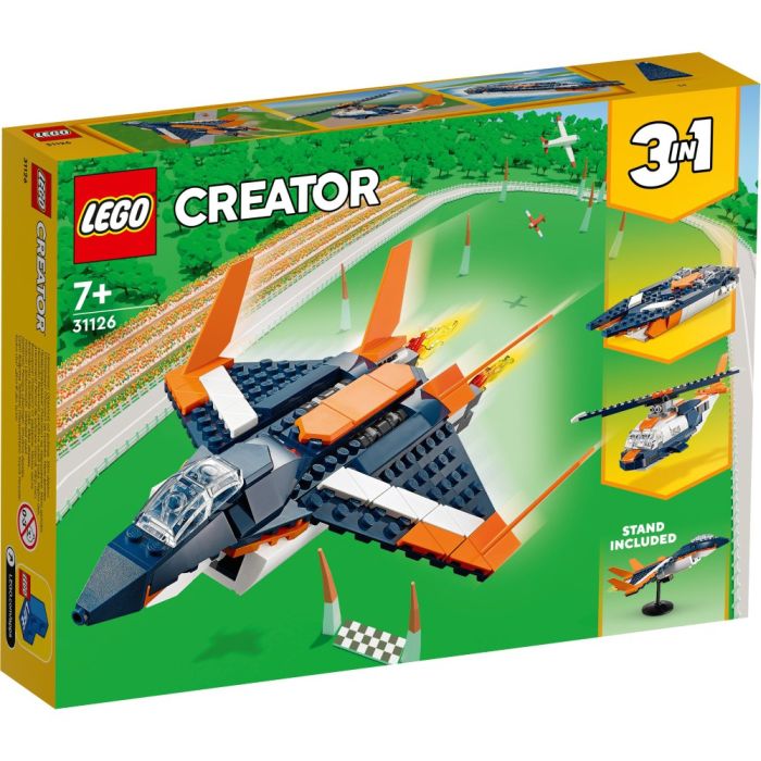 Klocki Lego Creator Odrzutowiec naddźwiękowy 3w1 31126