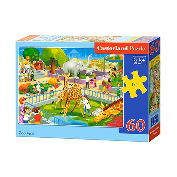 Puzzle 60 el. B-066155 Zoo Visit @