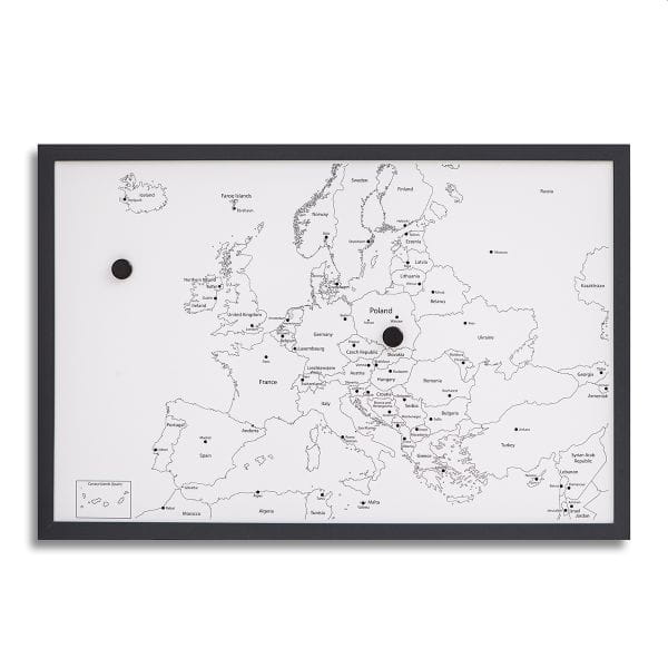 Mapa Europy 60/40cm Magnetyczna Dp Craft