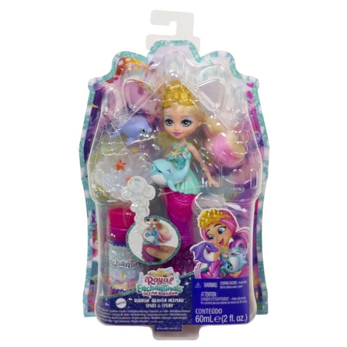 Enchantimals Bąbelkowa syrenka Mareisa Mermaid Lalka HFT24 Mattel