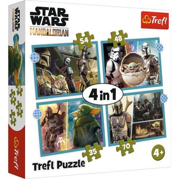 Puzzle 4W1 Star Wars Trefl