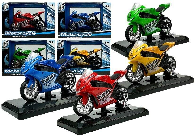 Sportowy Motocykl z Dźwiękami 1:18 4 Kolory