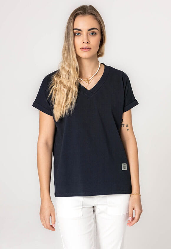 LEA - T-SHIRT - marineblau