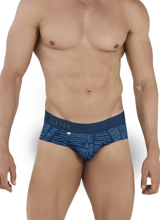 SLIPY MĘSKIE CLEVER MODA - ARGOVIA CLASSIC BRIEF NAVY