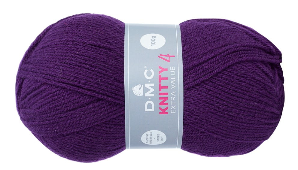 WŁÓCZKA DMC KNITTY 4 KOL.840 / Śliwka