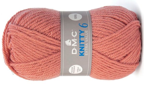 włóczka DMC KNITTY 6 kol. 622 / koralowy