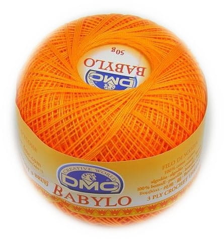 DMC babylo 20 kol. 3375 ostry pomarańczowy 50gr/367mb