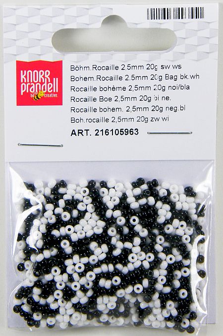 koraliki szklane 2,5mm mix kolorów 20g 216105963