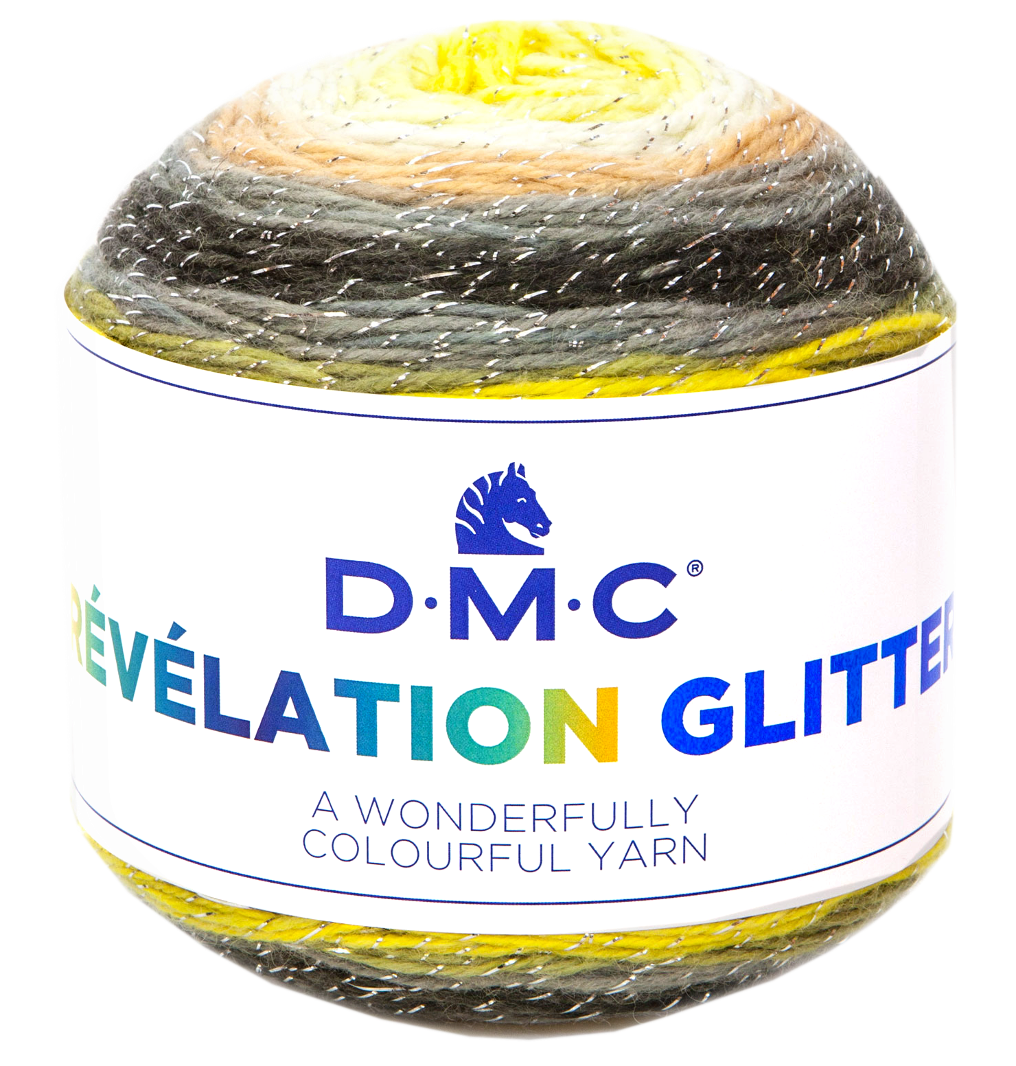 włóczka REVELATION GLITTER DMC kol. 503 150gr