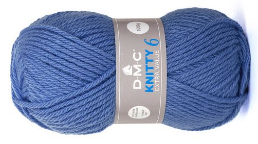 włóczka DMC KNITTY 6 kol. 667 / jeansowy