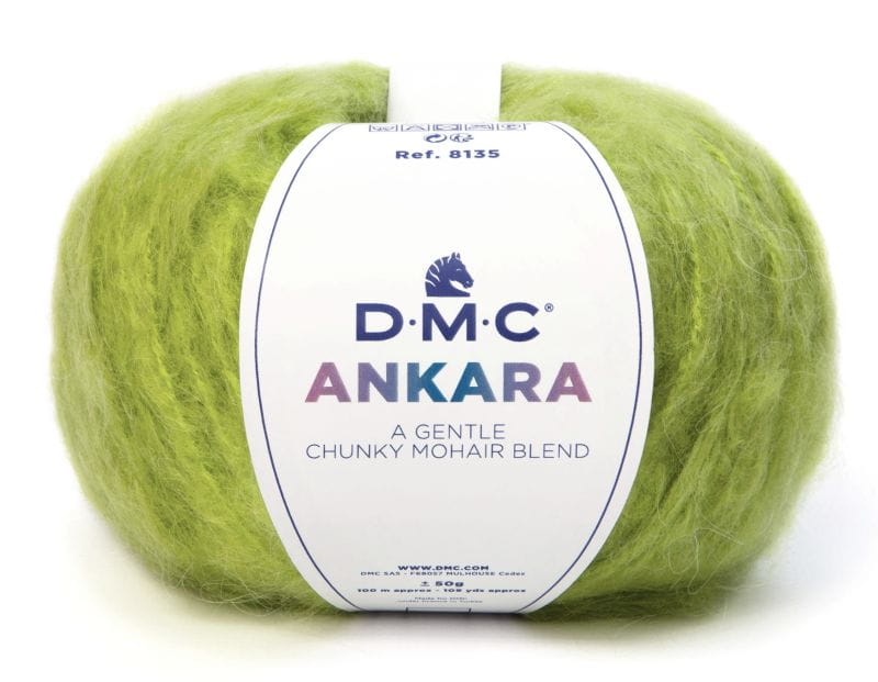 włóczka DMC ANKARA 50gr kol. 801 limonka