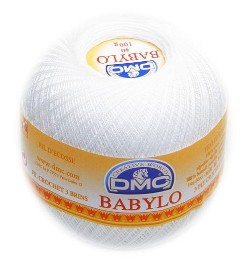 DMC babylo 40 kol. B5200 śnieżna biel 100gr/ 1167mb