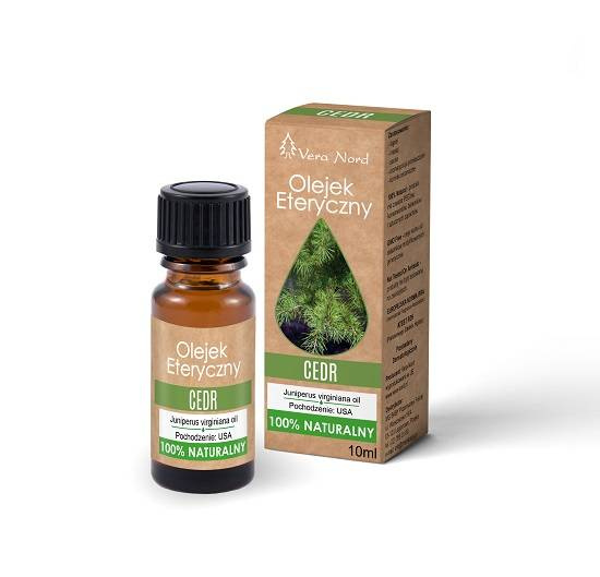 Naturalny olejek eteryczny Cedr 10ml