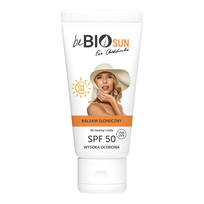 beBIO SUN balsam do ciała i twarzy z filtrem słonecznym SPF 50 75 ml