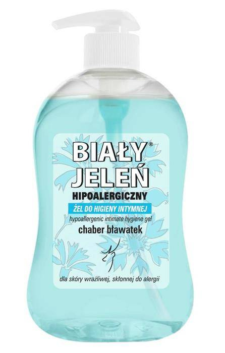 Hipoalergiczny żel do higieny intymnej z chabrem bławatkiem 500ml