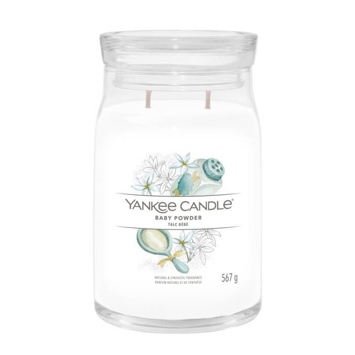 Yankee Candle Świeca duża Baby Powder