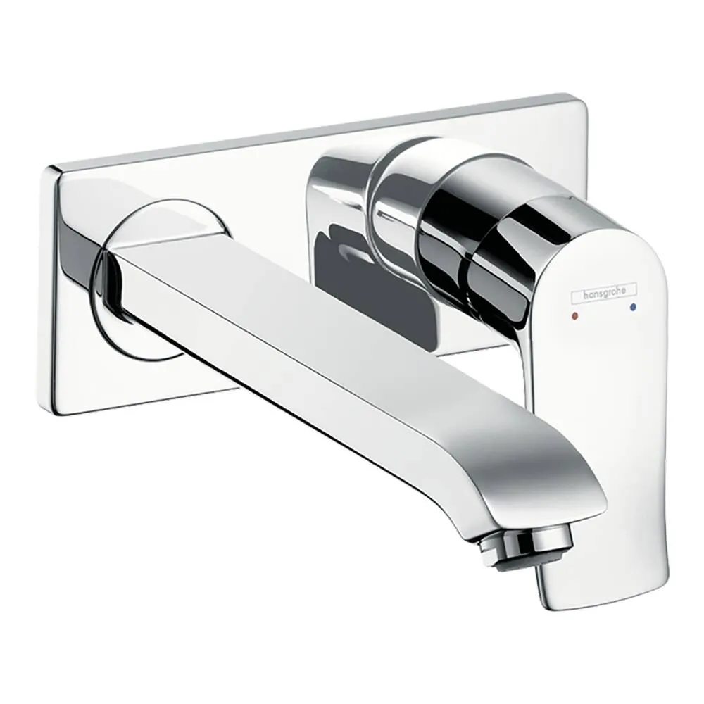 Bateria umywalkowa Hansgrohe Metris podtynkowa z wylewką 225 mm chrom 31086000