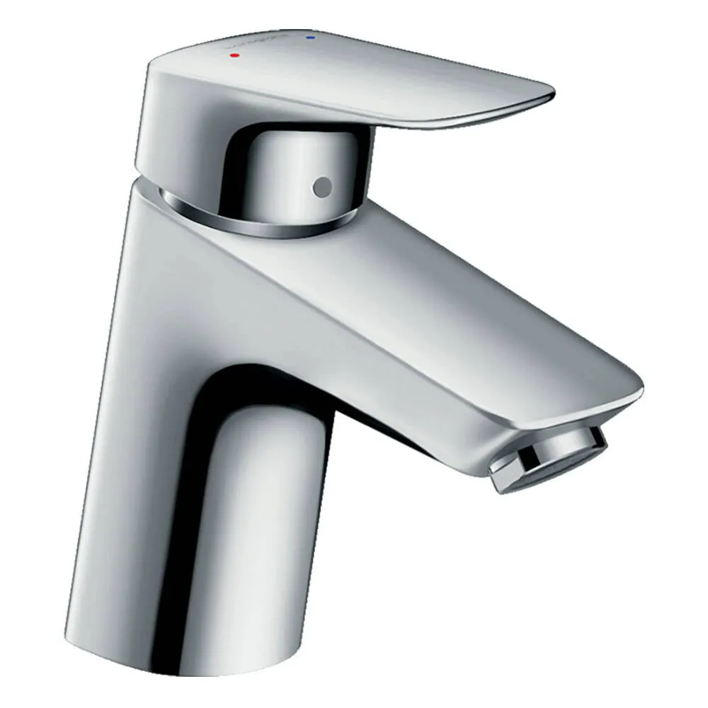 Bateria umywalkowa Hansgrohe Logis 70 stojąca z mechanizmem zamykającym chrom 71070000