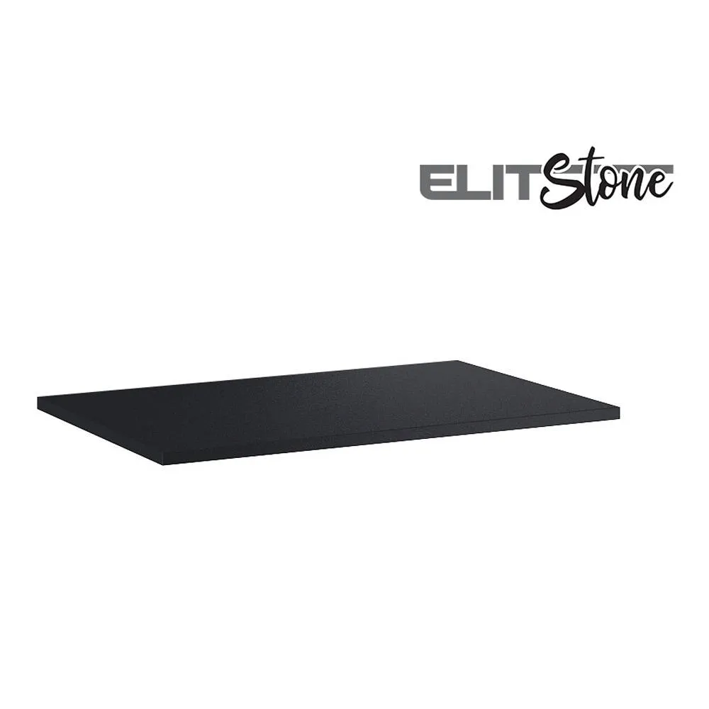 Blat łazienkowy Elita marmur 60/40/1,5 cm ElitStone black matt 169063