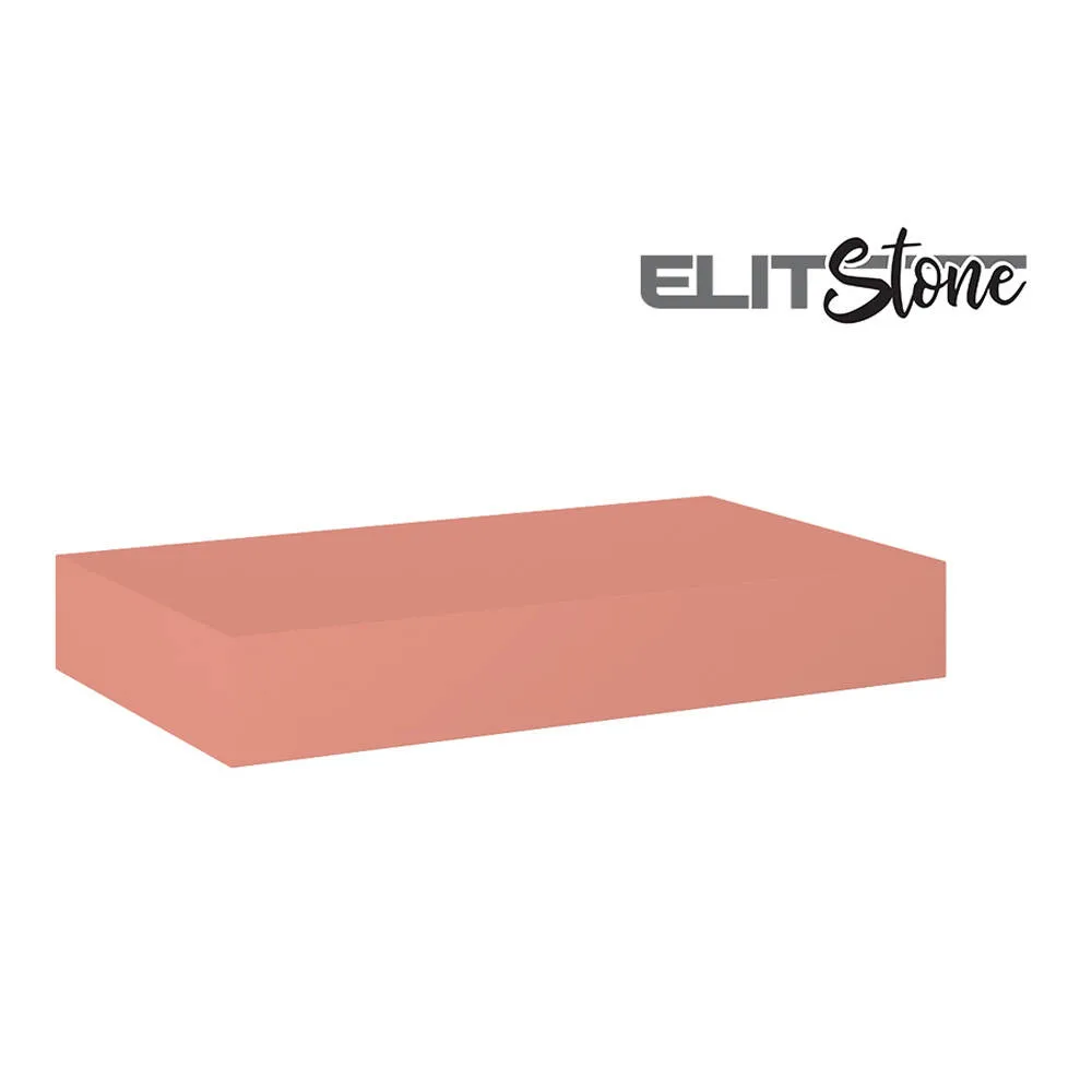 Konsola łazienkowa Elita marmur 80/46/12 cm Elitstone terra pink matt 168886