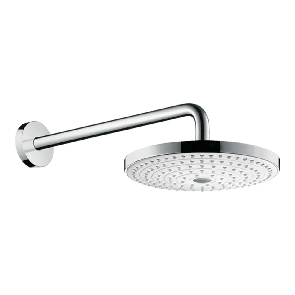 Deszczownica Hansgrohe Raindance Select S 240 2jet 24,3 cm okrągła ścienna biały/chrom 26466400