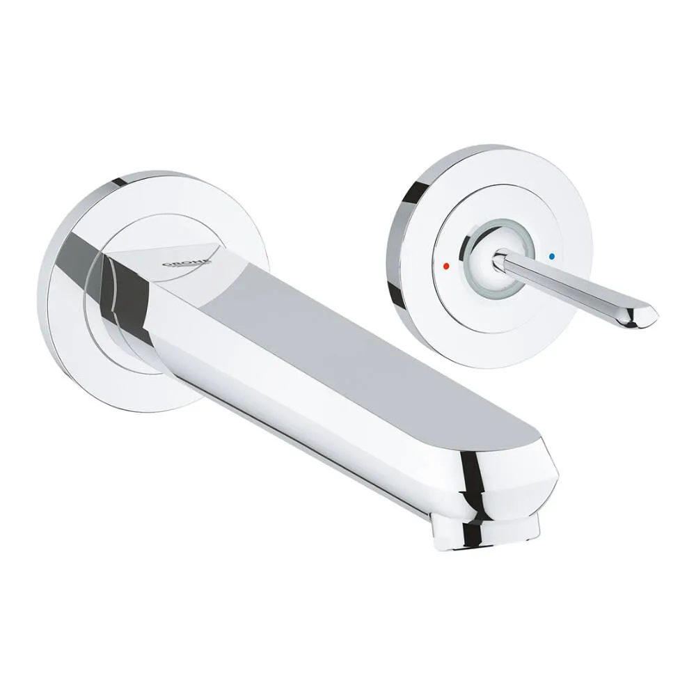 Bateria umywalkowa Grohe Eurodisc Joy L podtynkowa z wylewką 226 mm chrom 19969000