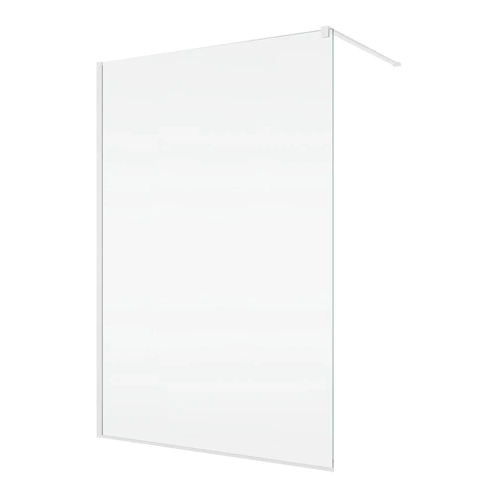 Ścianka walk-in SanSwiss Easy 120 cm biały mat/szkło przezroczyste STR4P1200907
