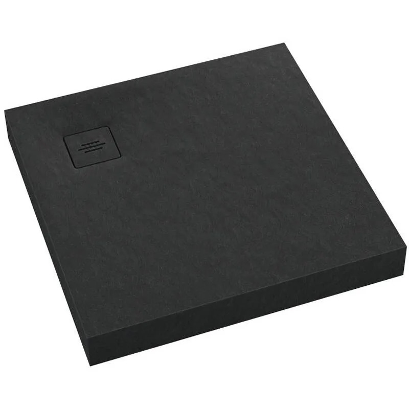 Brodzik kwadratowy Schedline NonLimits 90x90 cm akrylowy black stone 3ST.N1K-9090/C/ST-M1/C/ST
