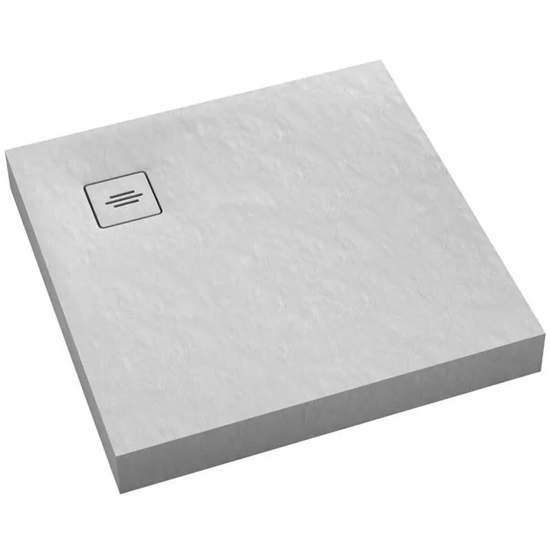 Brodzik kwadratowy Schedline NonLimits 90x90 cm akrylowy white stone 3ST.N1K-9090/B/ST-M1/B/ST