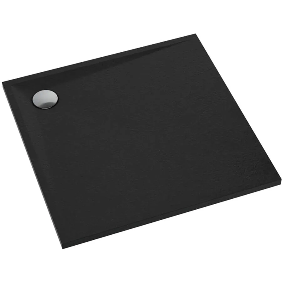 Brodzik kwadratowy Schedline Libra 80x80 cm kompozytowy black stone 3SP.L1K-8080/C/ST