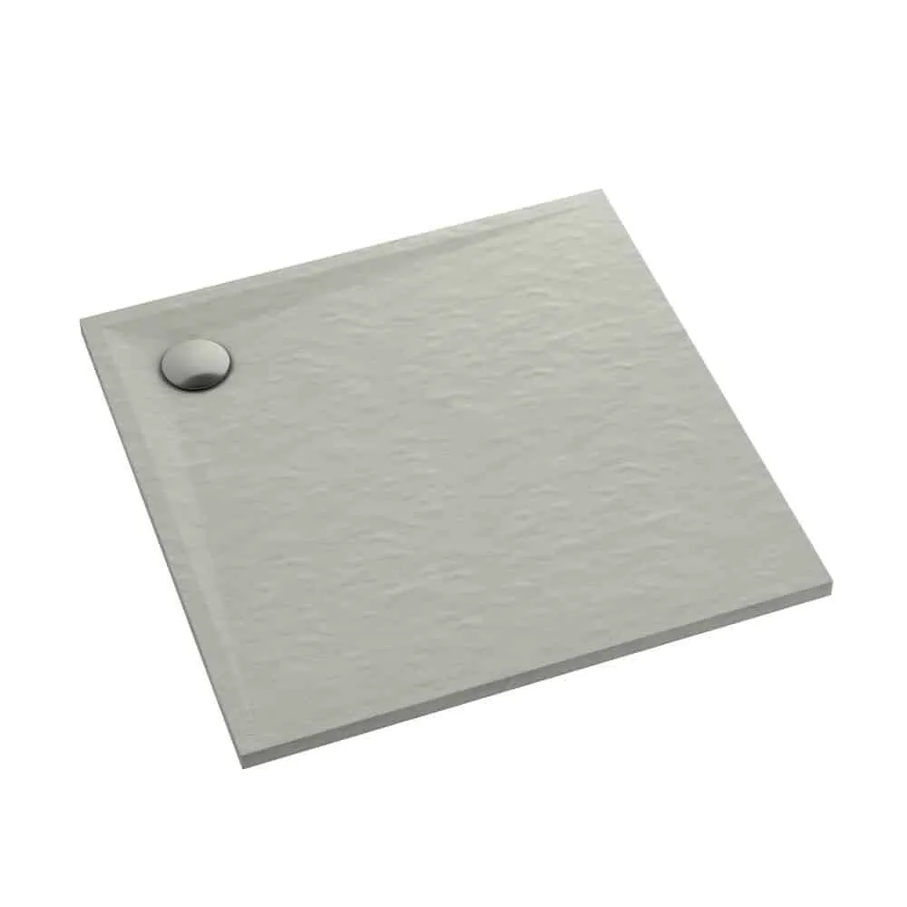 Brodzik kwadratowy Schedline Libra 90x90 cm kompozytowy cement stone 3SP.L1K-9090/CT/ST