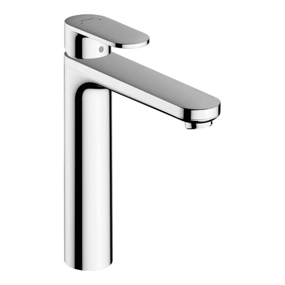 Bateria umywalkowa Hansgrohe Vernis Blend 190 stojąca z izolowanym przepływem i korkiem automatycznym chrom 71572000