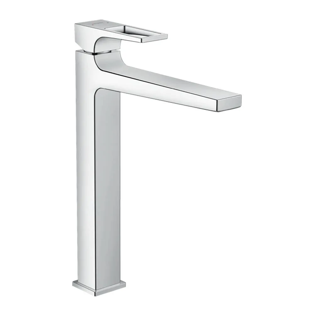 Bateria umywalkowa Hansgrohe Metropol 260 stojąca z korkiem Push-Open i uchwytem Loop chrom 74512000