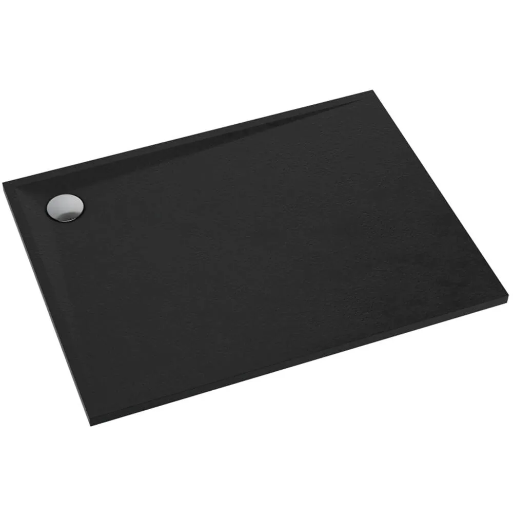 Brodzik prostokątny Schedline Libra 90x100 cm kompozytowy black stone 3SP.L1P-90100/C/ST