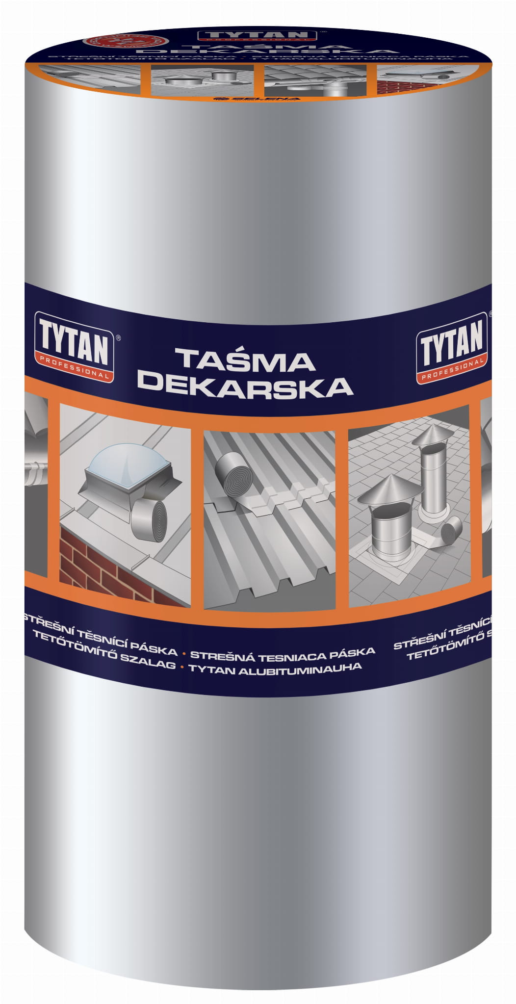 TYTAN TAŚMA DEKARSKA ALUMINIUM 20CMX10M