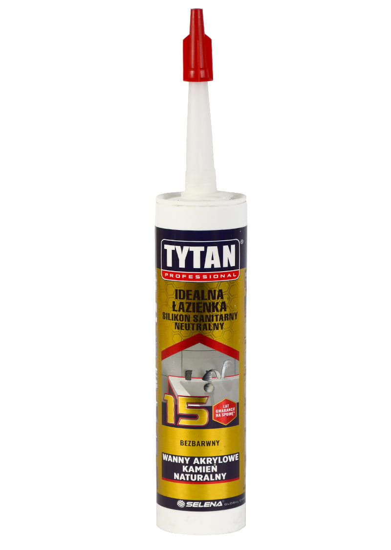 TYTAN SILIKON SANITARNY BEZBARWNY NEUTRALNY 280ML