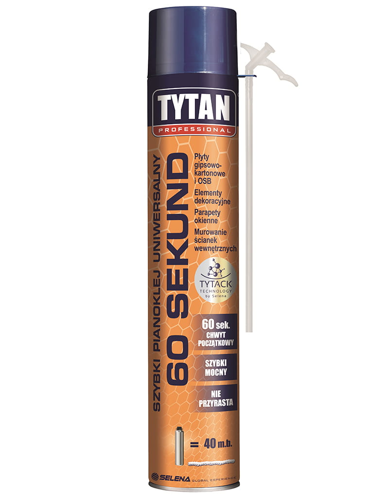 TYTAN PIANKA-KLEJ 60 SEKUND 750ML WĘŻYKOWA