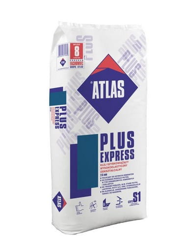 ATLAS PLUS EXPRESS KLEJ SZYBKOWIĄŻĄCY 25 KG