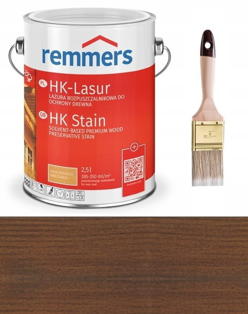 REMMERS HK-LASUR IMPREGNAT DO DREWNA ORZECH 2,5L