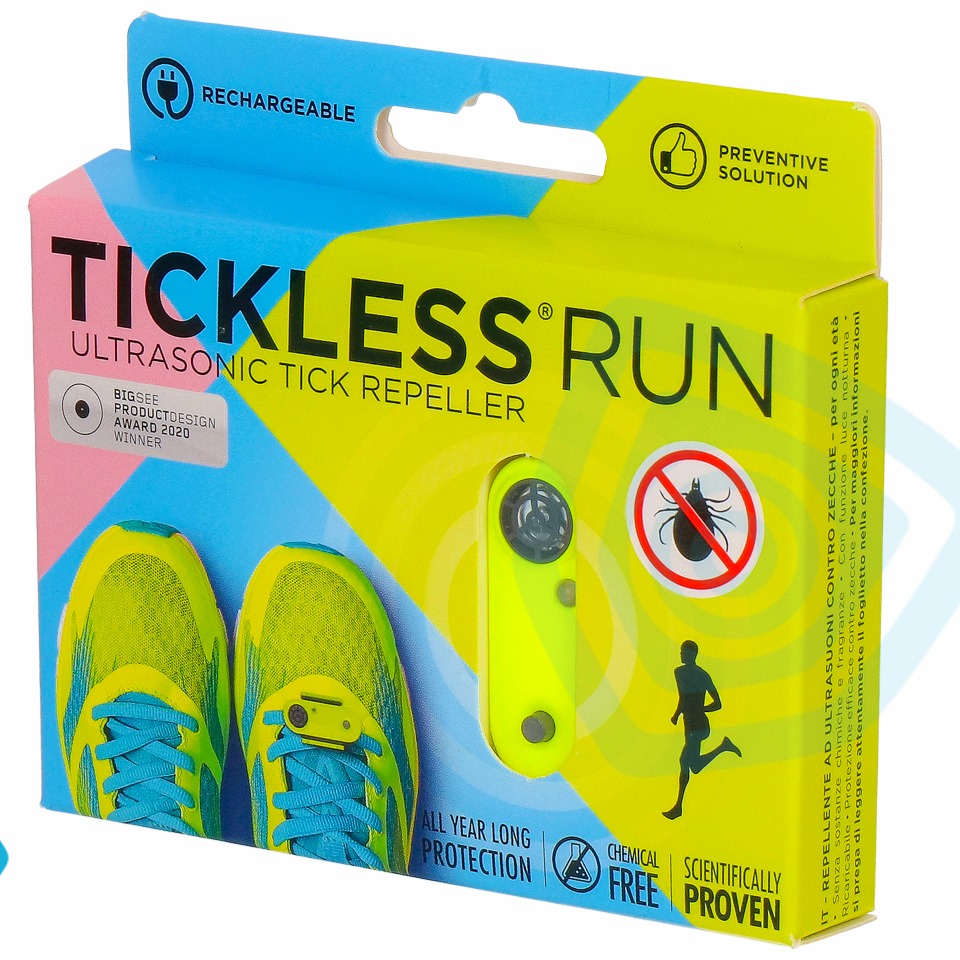 Tickless, Odstraszacz kleszczy dla biegaczy Run UV YELLOW