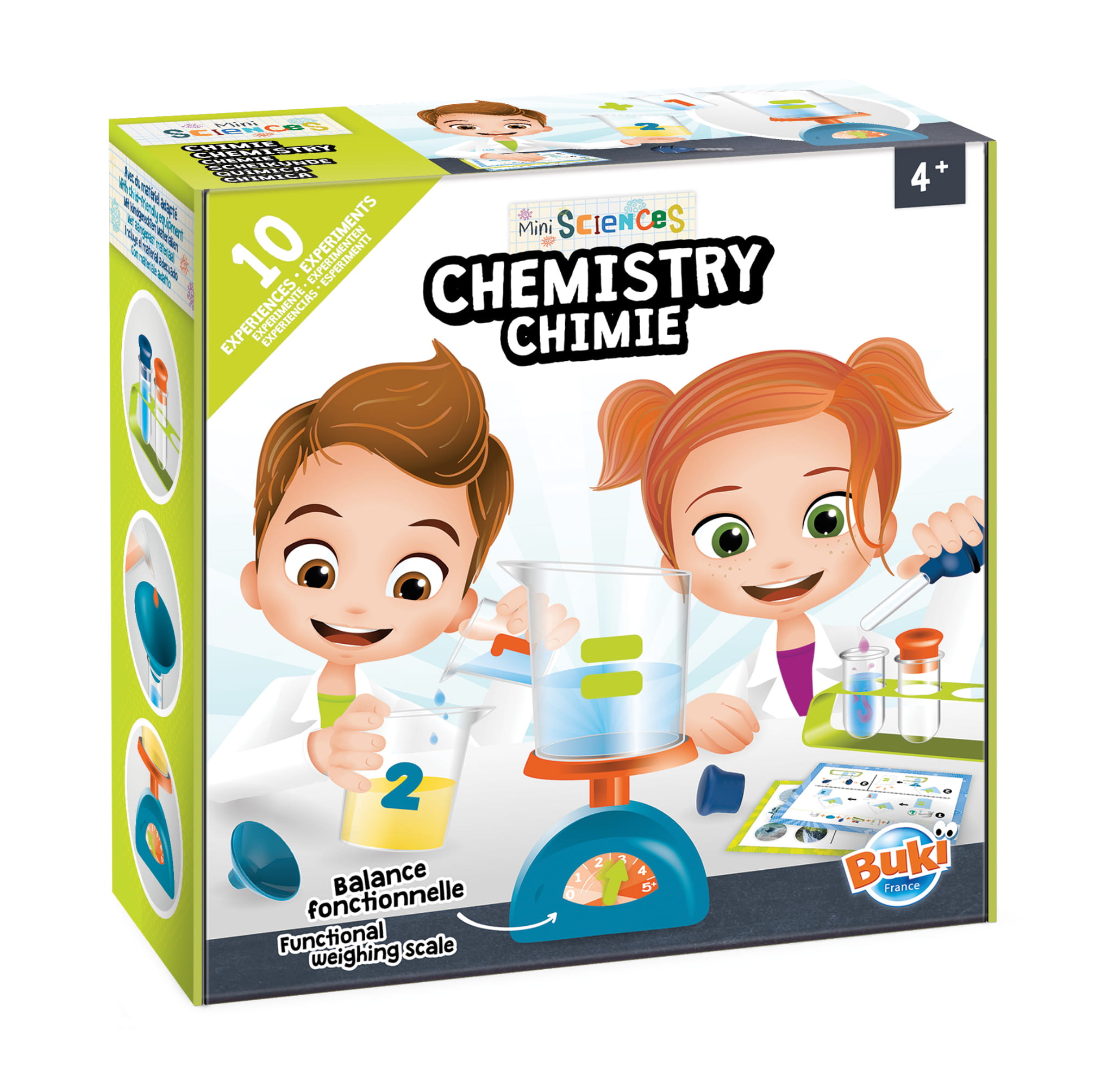 Buki, Mini lab Doświadczenia chemiczne