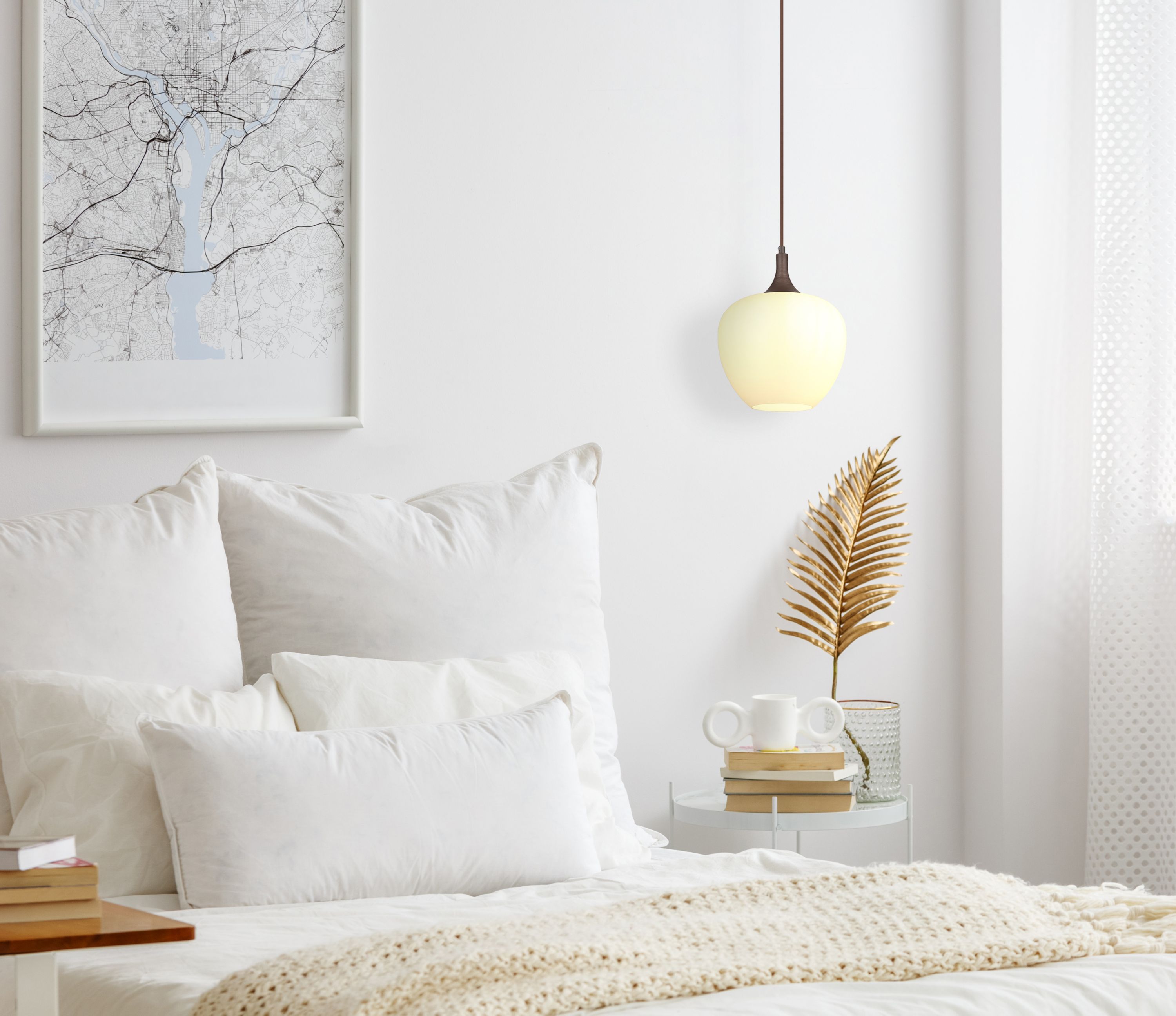 Globo Lighting Maxy lampa wisząca 1x60W brązowy/szkło opalizowane 15548HC