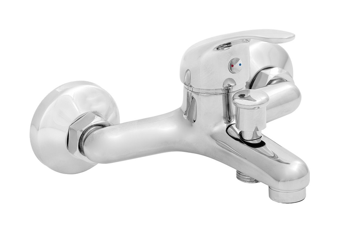 Invena Mitris bateria wannowo-prysznicowa ścienna chrom BW-79-001