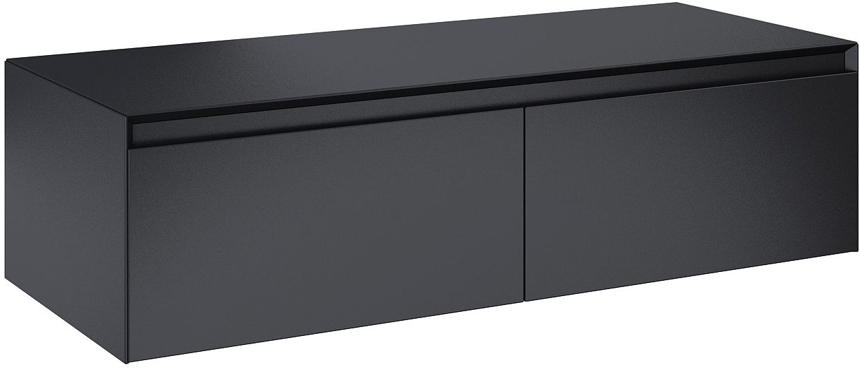 Elita Split Slim szafka z blatem 120x45,8x31,9 cm boczna wisząca black matt RE081204057160