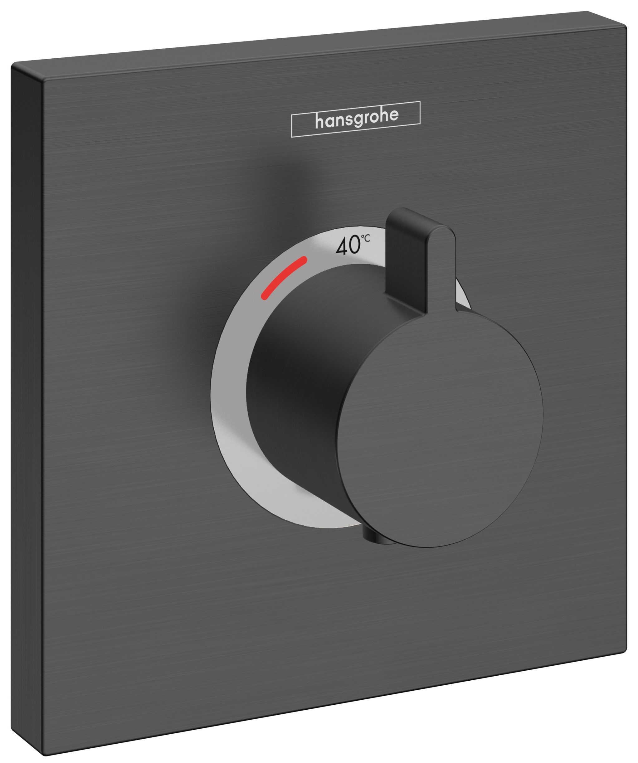 Hansgrohe ShowerSelect bateria prysznicowa podtynkowa termostatyczna czarny chrom szczotkowany 15760340