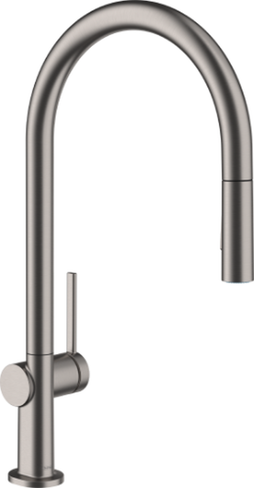 Hansgrohe Talis M54 bateria kuchenna stojąca czarny chrom szczotkowany 72801340
