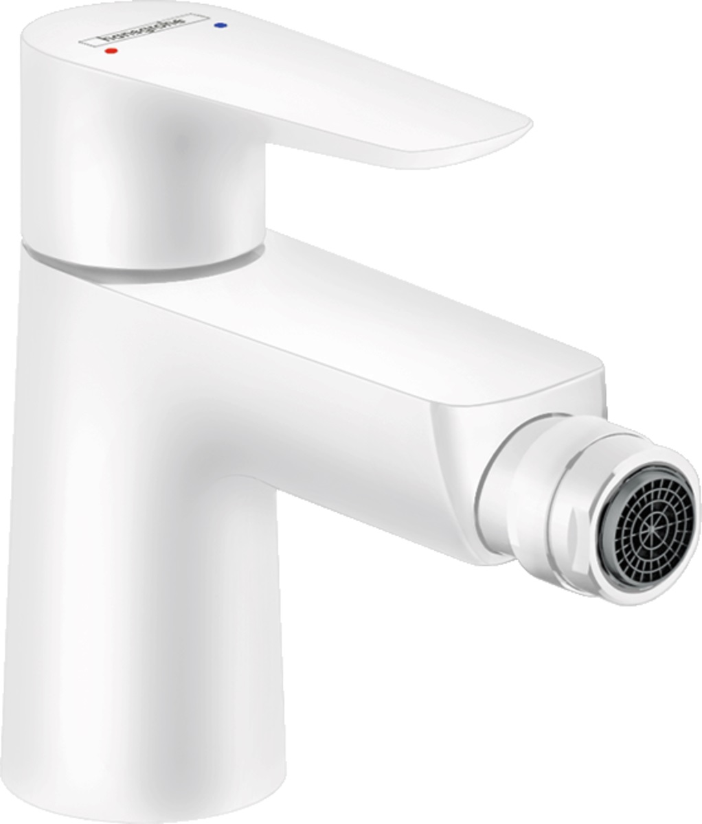 Hansgrohe Talis E bateria bidetowa stojąca biały mat 71720700