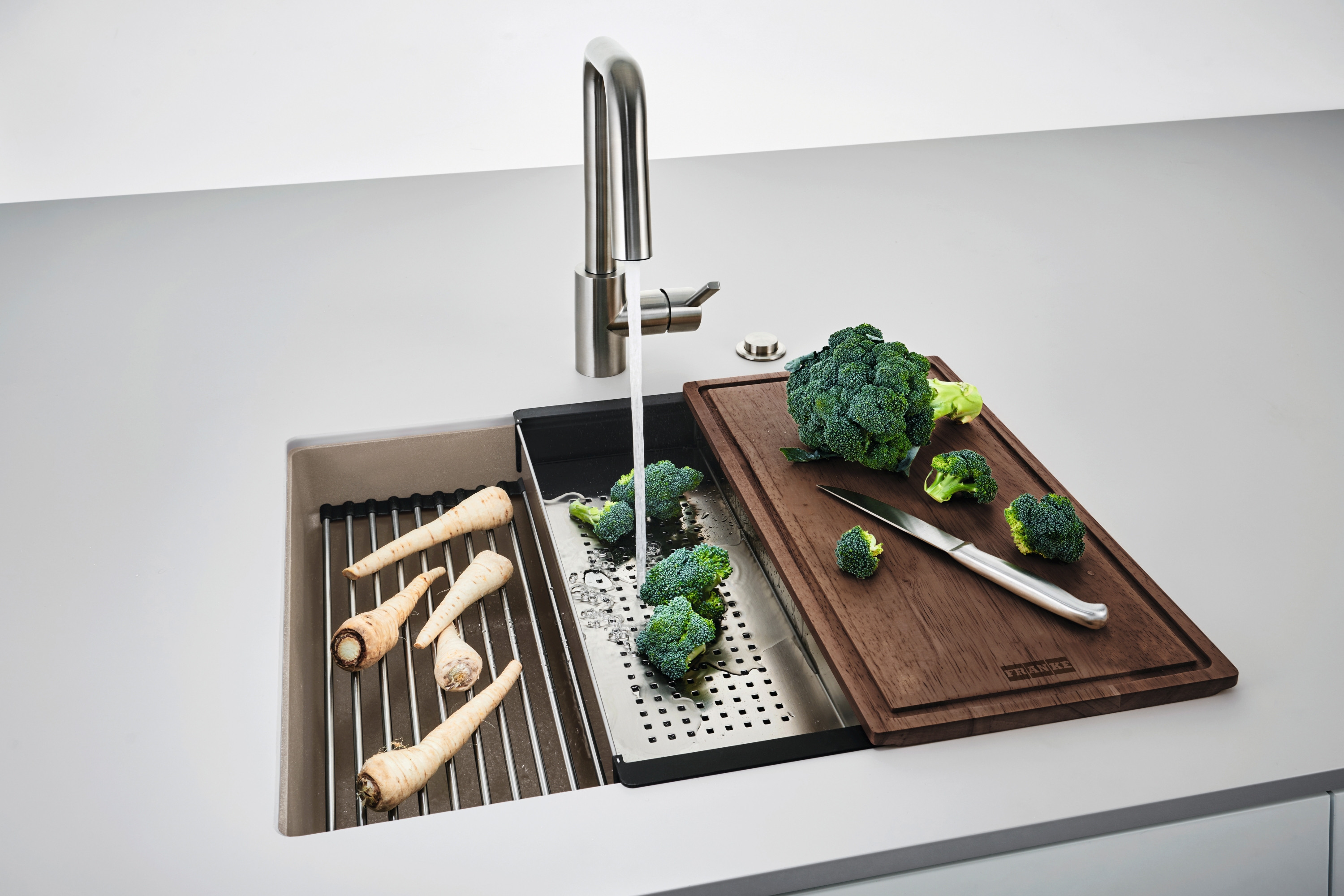 Franke Kanon KNG 110-52 zlewozmywak 52x42 cm Fragranite cappuccino 125.0528.613