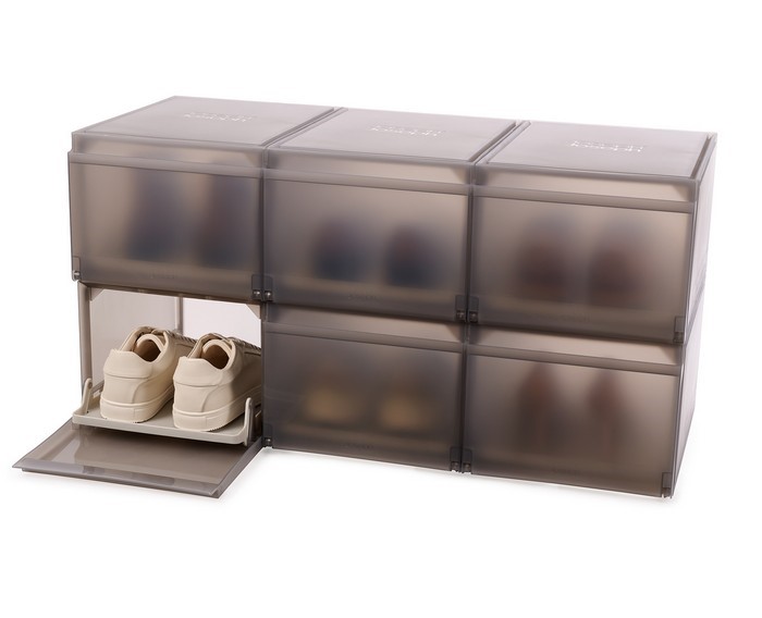 Joseph Joseph ShoeCase Premium organizer na buty 6 szt 37,5x21,7x27,9 cm szary 55014