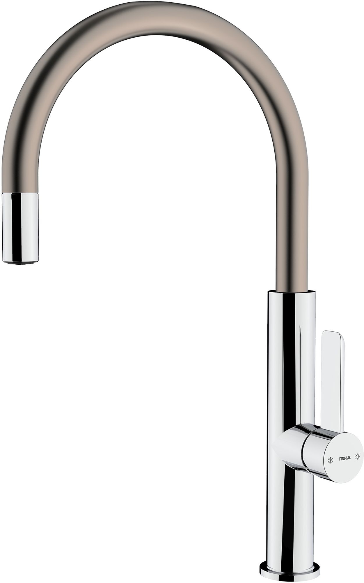 Teka FOT 995 bateria kuchenna stojąca chrom/tytan 116030035